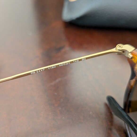 Ray Ban Round Tortoise Shell - Picture 2 of 2